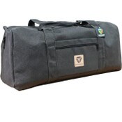 Wholesale - DIVIAGGIO BLACK DUFFLE BAG W/TOP ZIPPER & FRONT POCKET, UPC: 608508211159